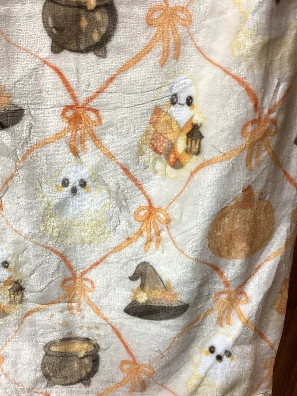 Hearth & Hollow Cottage Haunts Halloween Blanket